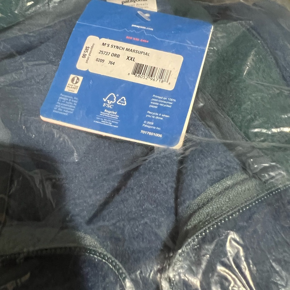 NWT Men’s Patagonia Blue Synch Marsupial - Picture 2 of 3